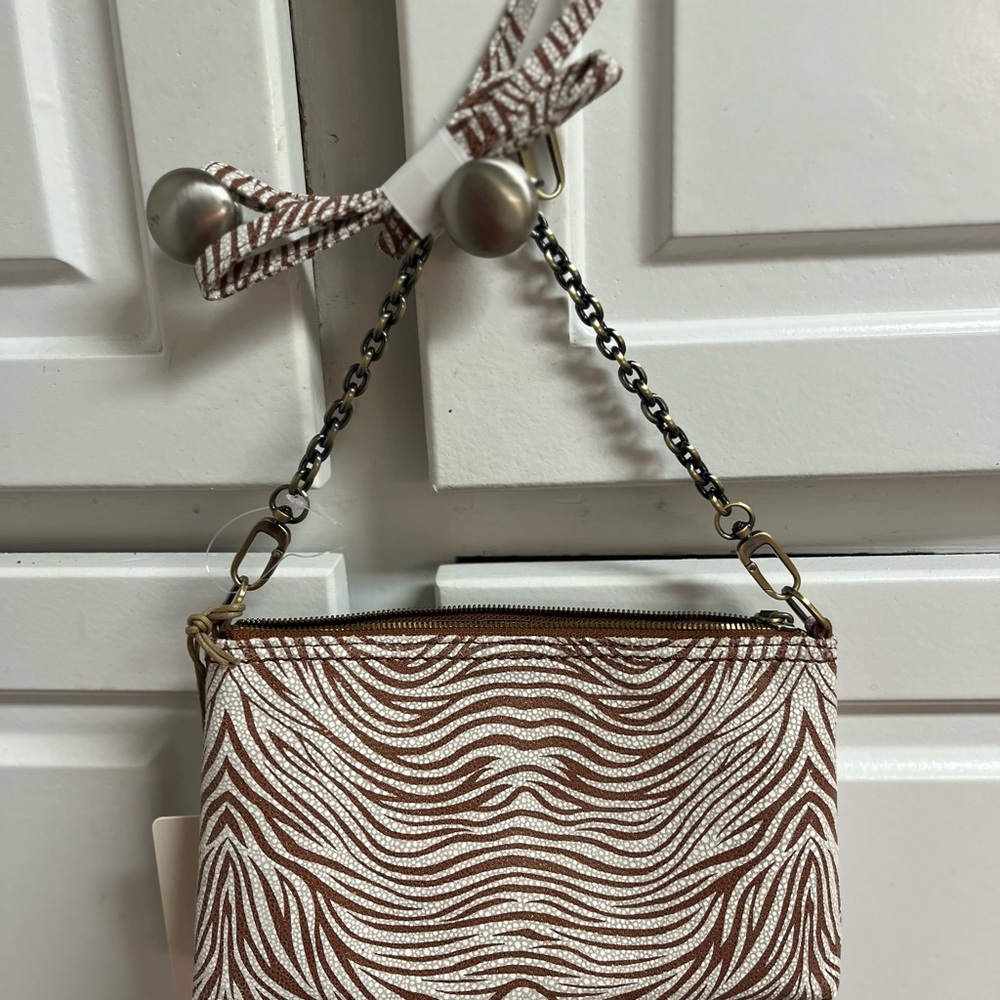 HOBO Brown and White Crossbody Bag.  You NEED this one!